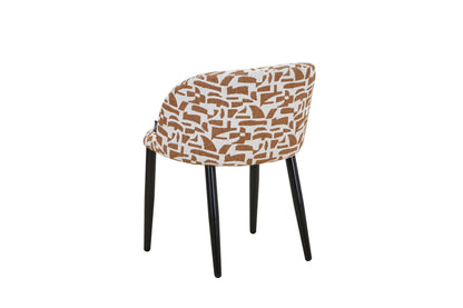 Chaise en tissu anti tache, 60x57,5xH75,5CM - MARISSA