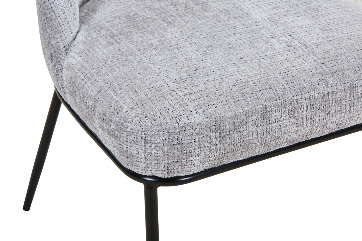 Chaise en tissu anti tache, 45x58,5xH85,5CM - BENNY