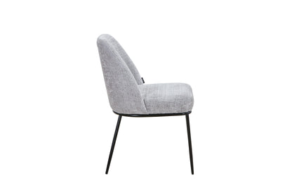 Chaise en tissu anti tache, 45x58,5xH85,5CM - BENNY