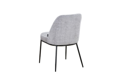 Chaise en tissu anti tache, 45x58,5xH85,5CM - BENNY