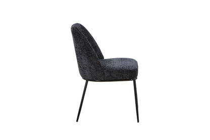 Chaise en tissu anti tache, 45x58,5xH85,5CM - BENNY