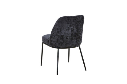 Chaise en tissu anti tache, 45x58,5xH85,5CM - BENNY