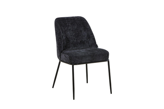 Chaise en tissu anti tache, 45x58,5xH85,5CM - BENNY
