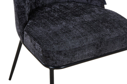 Chaise en tissu anti tache, 45x58,5xH85,5CM - BENNY