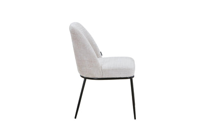 Chaise en tissu anti tache, 45x58,5xH85,5CM - BENNY