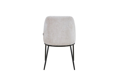 Chaise en tissu anti tache, 45x58,5xH85,5CM - BENNY