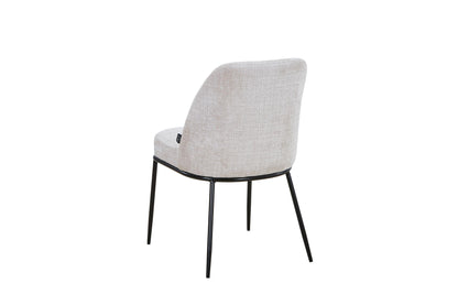 Chaise en tissu anti tache, 45x58,5xH85,5CM - BENNY
