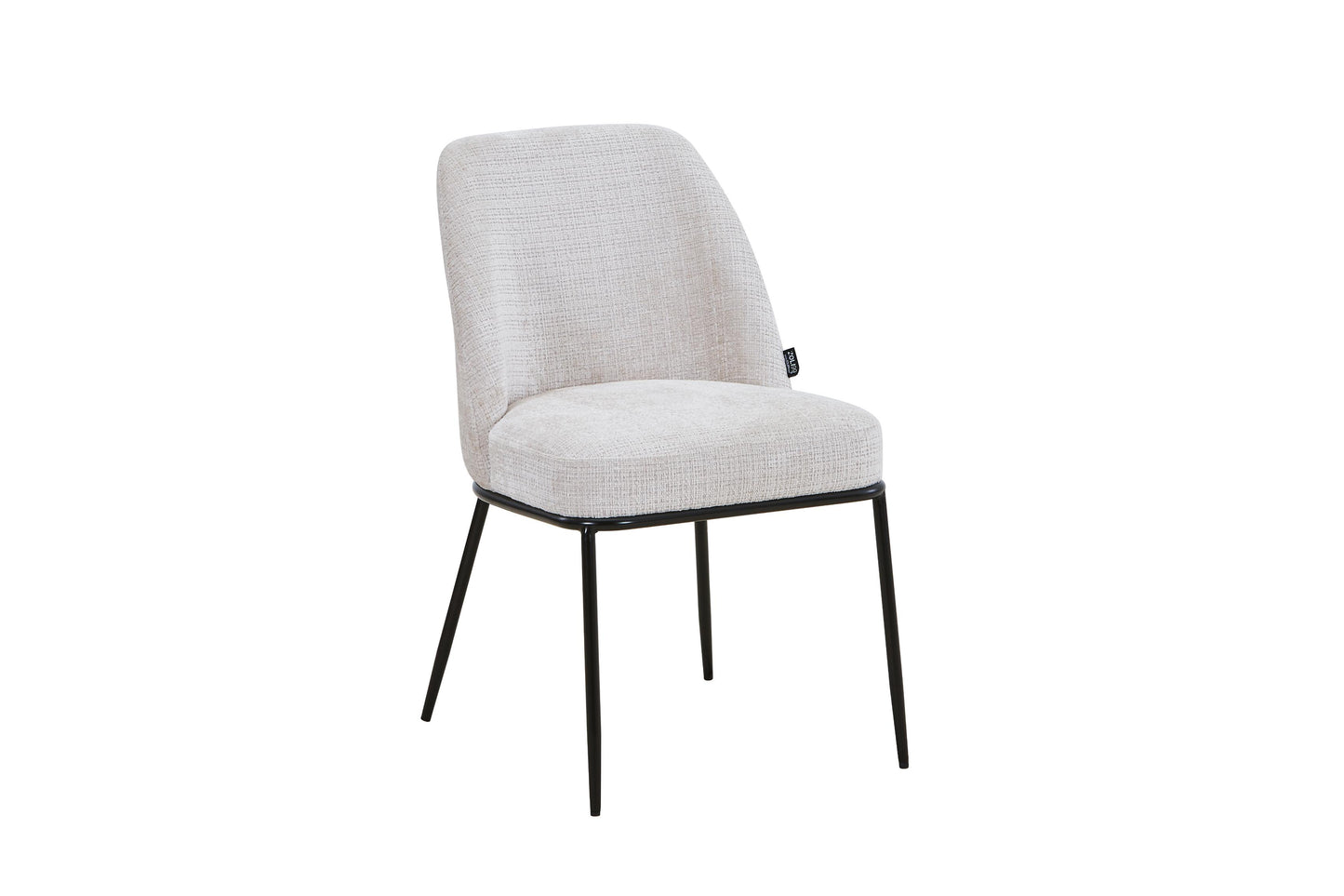 Chaise en tissu anti tache, 45x58,5xH85,5CM - BENNY