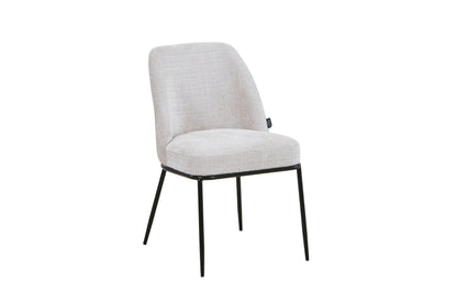 Chaise en tissu anti tache, 45x58,5xH85,5CM - BENNY