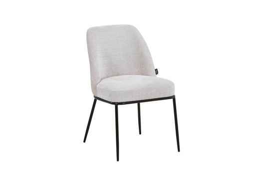 Chaise en tissu anti tache, 45x58,5xH85,5CM - BENNY