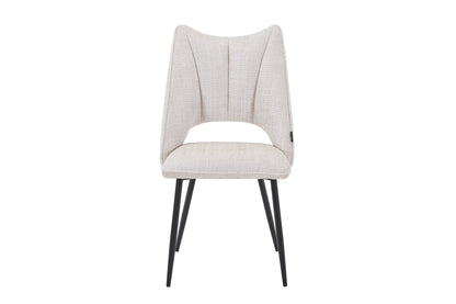 Chaise orthopédique en tissu, 51,5x60xH95,5cm - MADDY