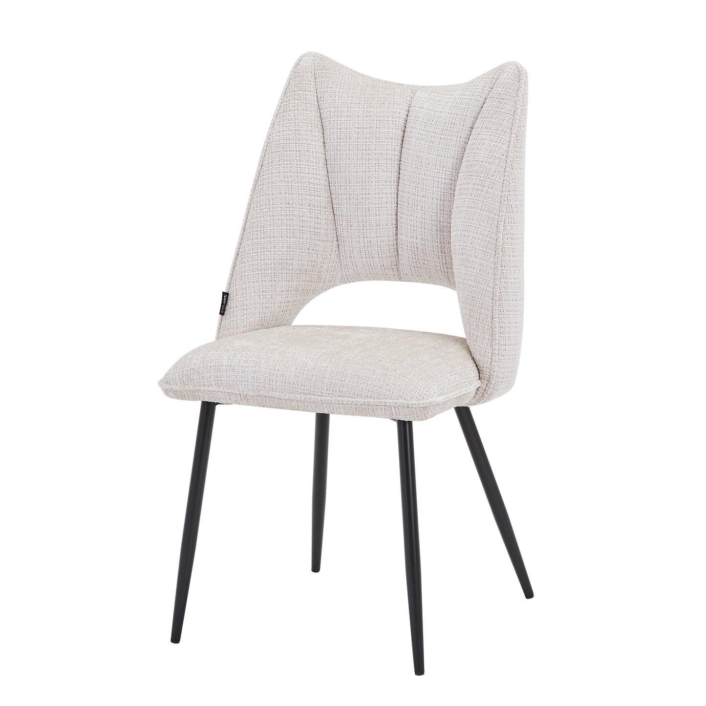 Chaise orthopédique en tissu, 51,5x60xH95,5cm - MADDY