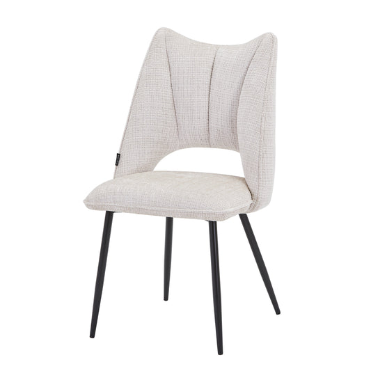 Chaise orthopédique en tissu, 51,5x60xH95,5cm - MADDY