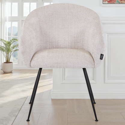 Chaise en tissu, 62x60xH79 cm - CLOUD