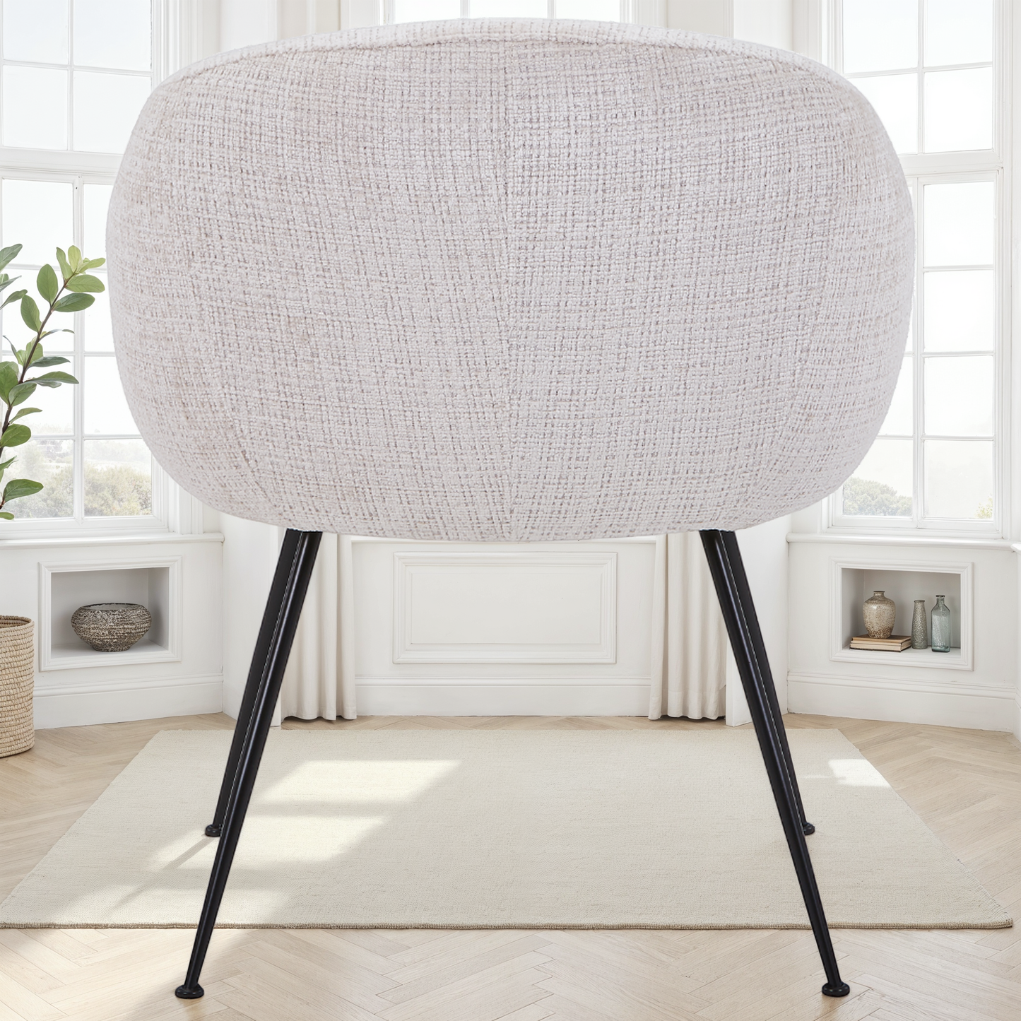 Chaise en tissu, 62x60xH79 cm - CLOUD