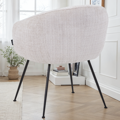 Chaise en tissu, 62x60xH79 cm - CLOUD