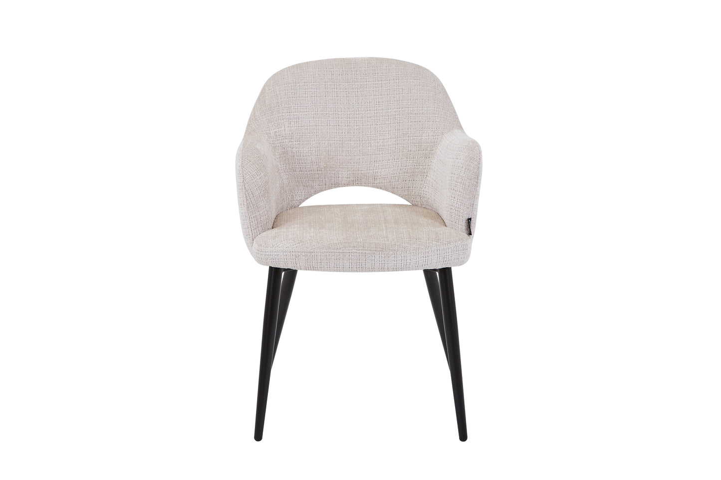 Chaise en tissu, 58x63,5xH80cm - MILLIE