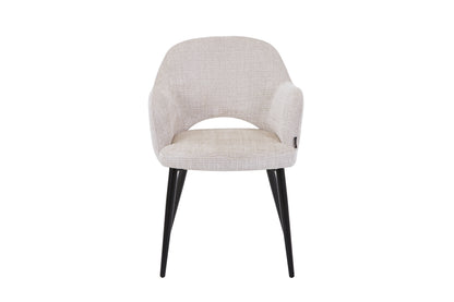 Chaise en tissu, 58x63,5xH80cm - MILLIE