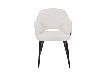 Chaise en tissu, 58x63,5xH80cm - MILLIE