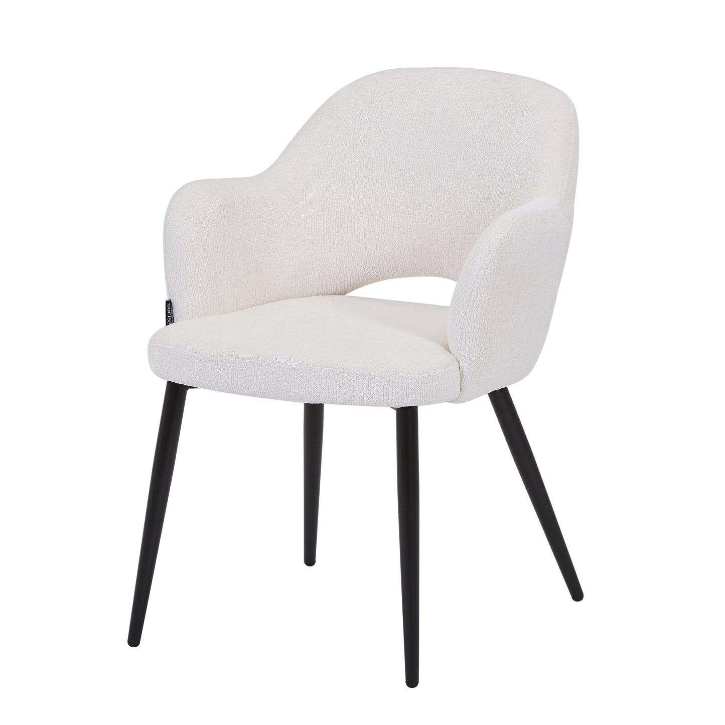 Chaise en tissu, 58x63,5xH80cm - MILLIE