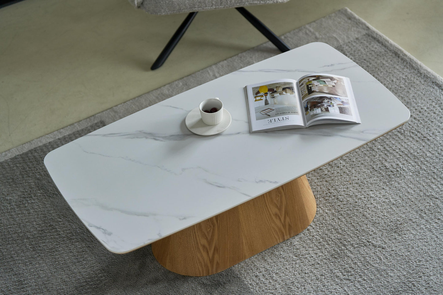 Table basse en bois, 120x60xH42CM - EDDA