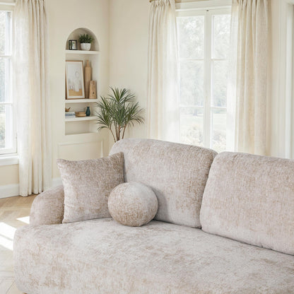 Canapé d'angle en tissu anti tache, H86CM - JENNIFER