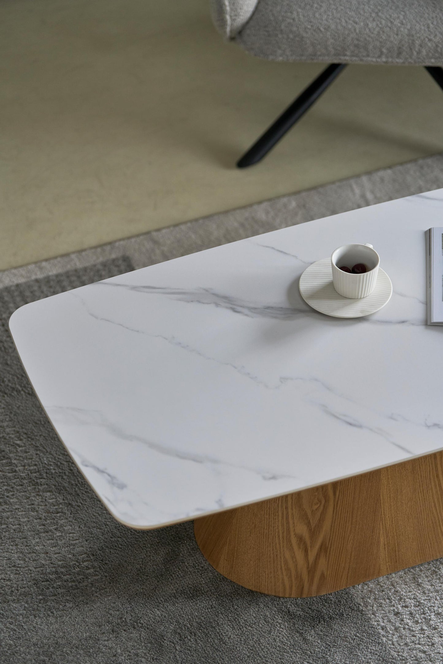 Table basse en bois, 120x60xH42CM - EDDA