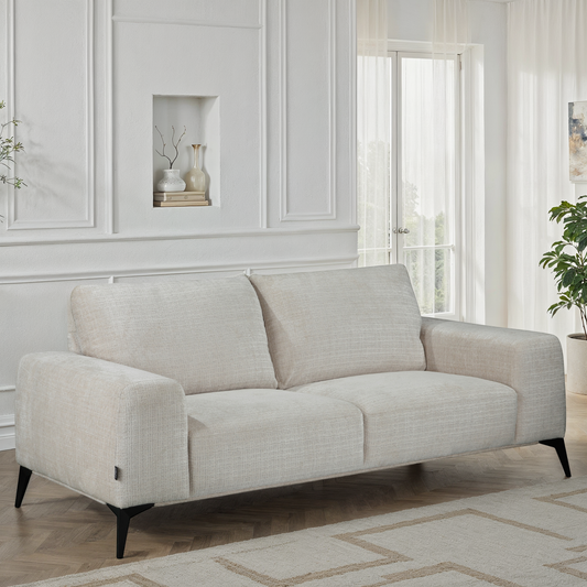 Canapé / fauteuil / pouf / Canapé Angle en tissu anti tache - HELENA