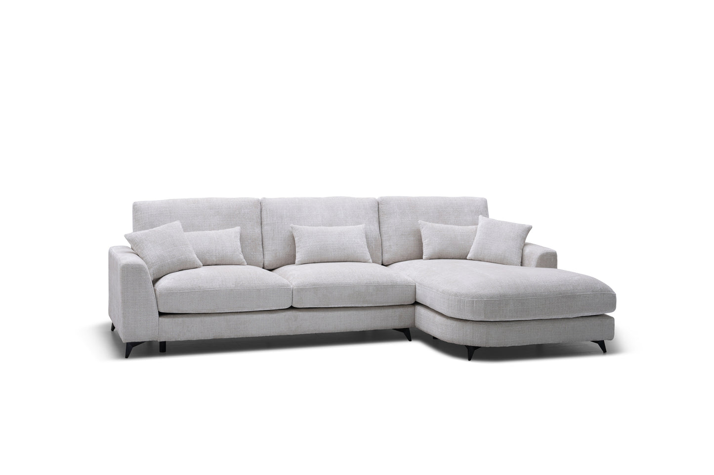 Canapé angle en tissu, 315x180xH95CM - DAXO