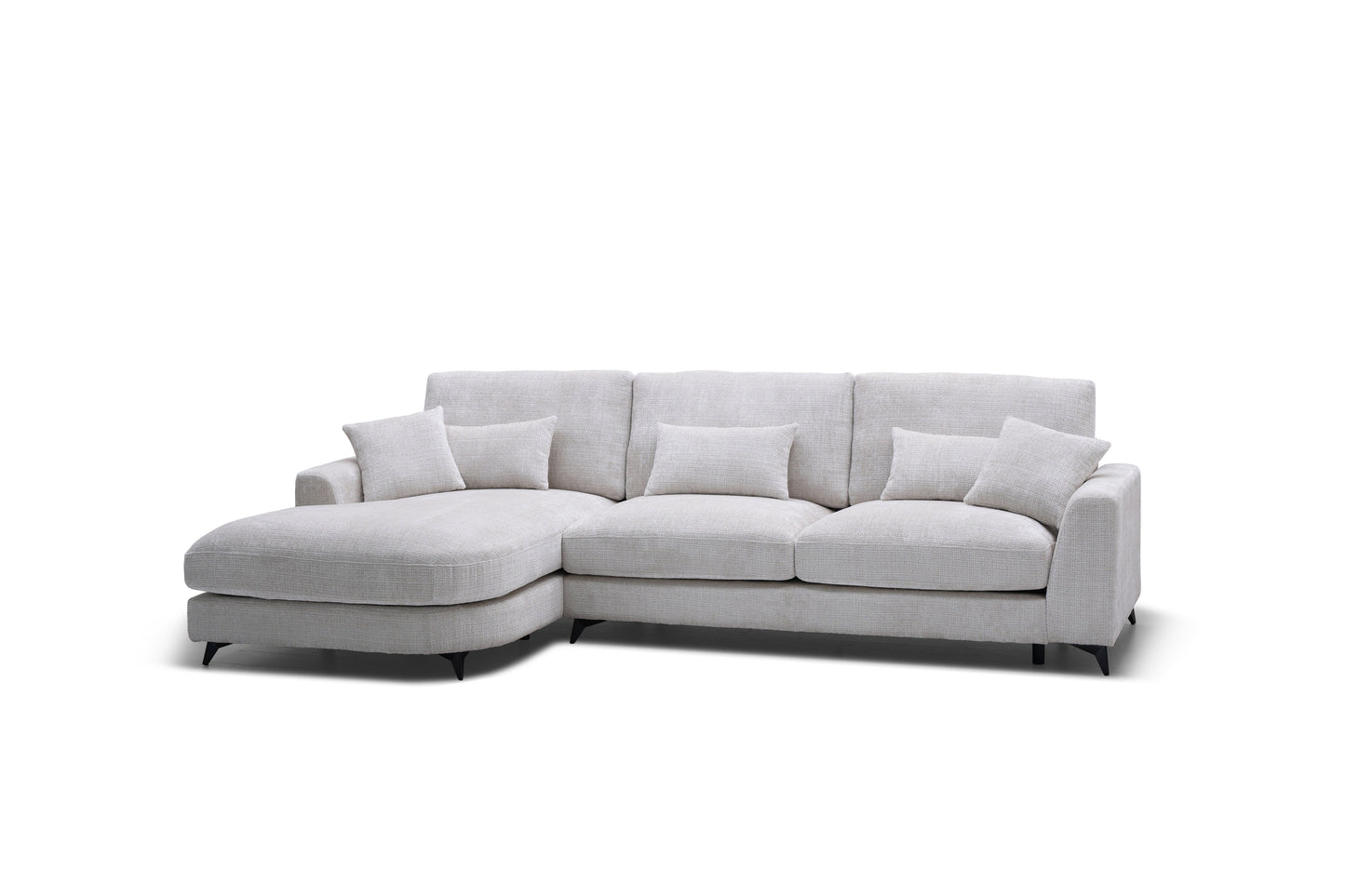 Canapé angle en tissu, 315x180xH95CM - DAXO