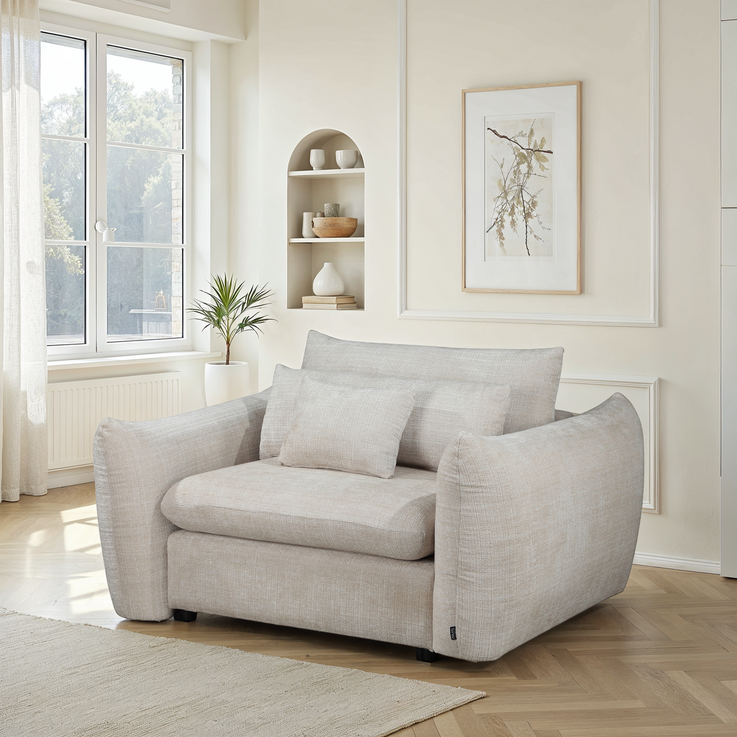 Canapé / fauteuil en tissu - VOLTAIRE