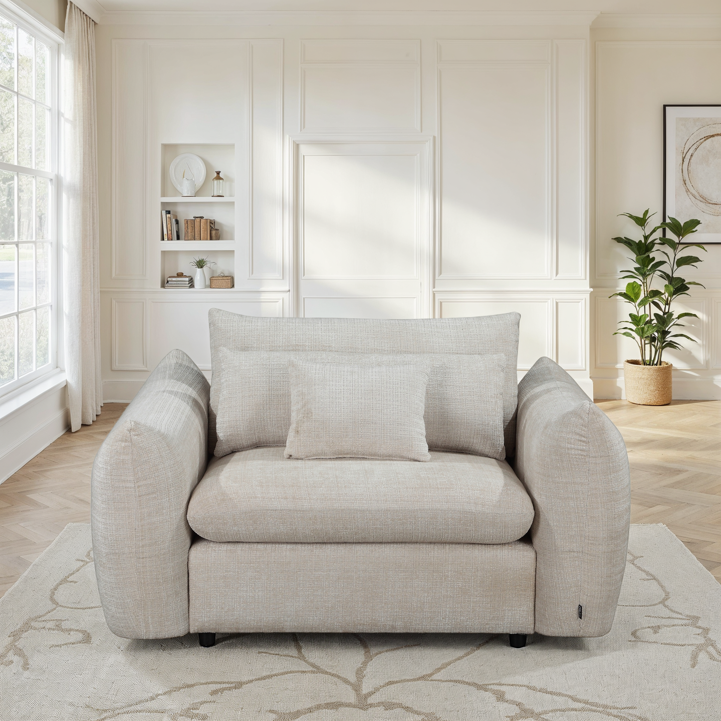 Canapé / fauteuil en tissu - VOLTAIRE