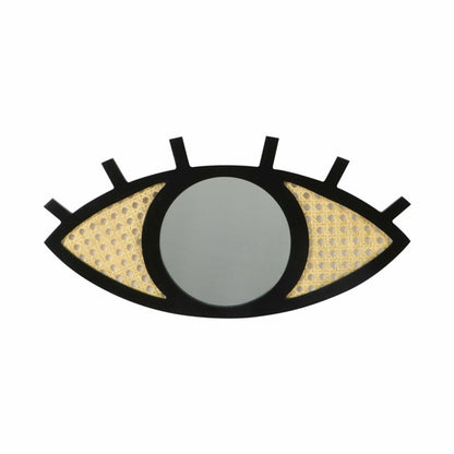 Miroir Design oeil noir Cannage