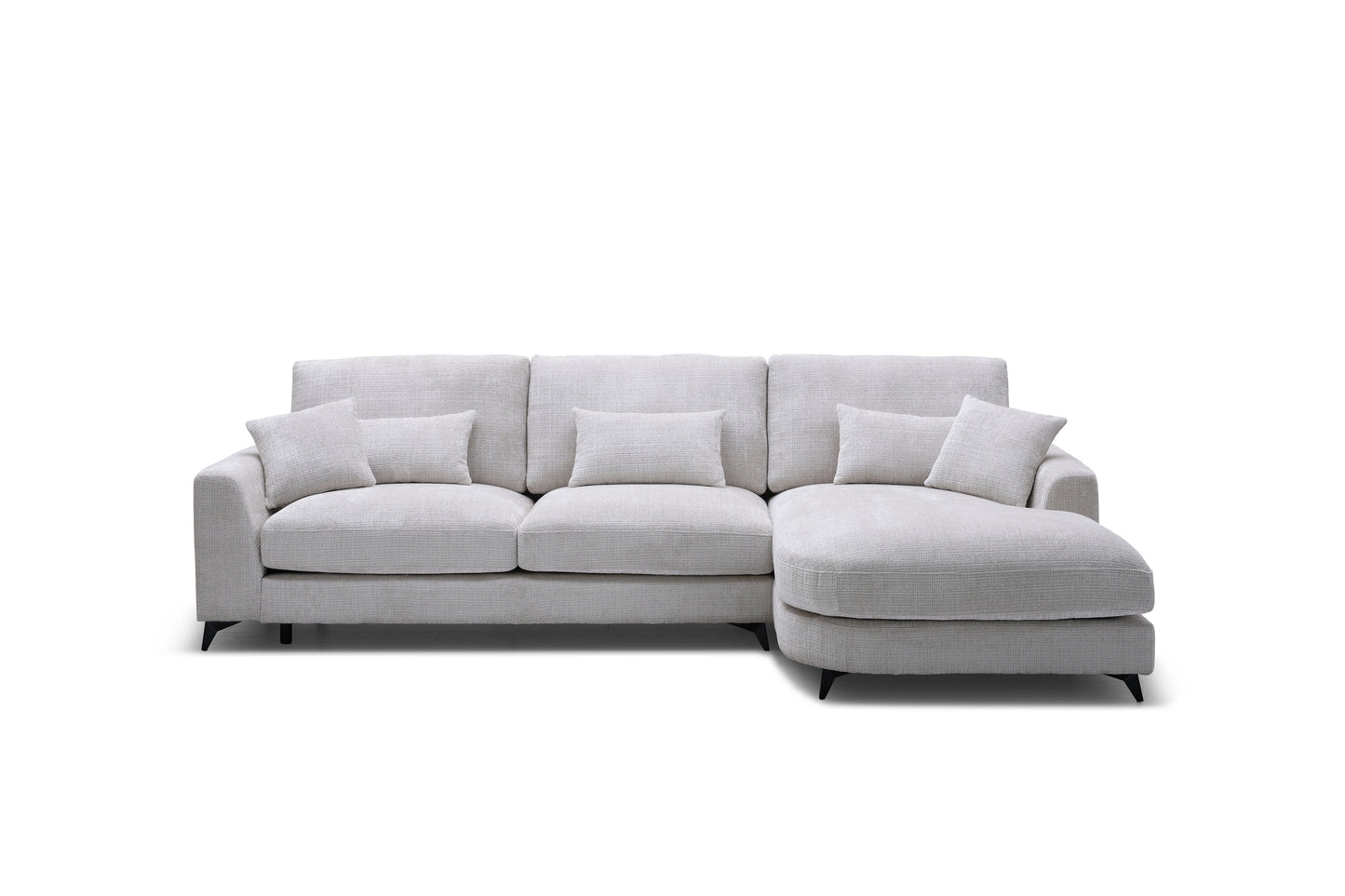 Canapé angle en tissu, 315x180xH95CM - DAXO