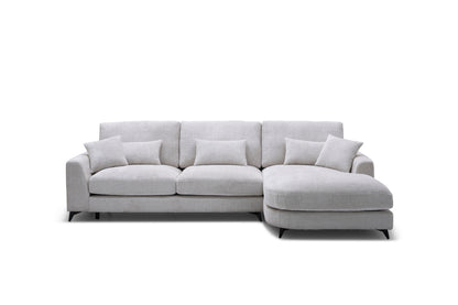 Canapé angle en tissu, 315x180xH95CM - DAXO