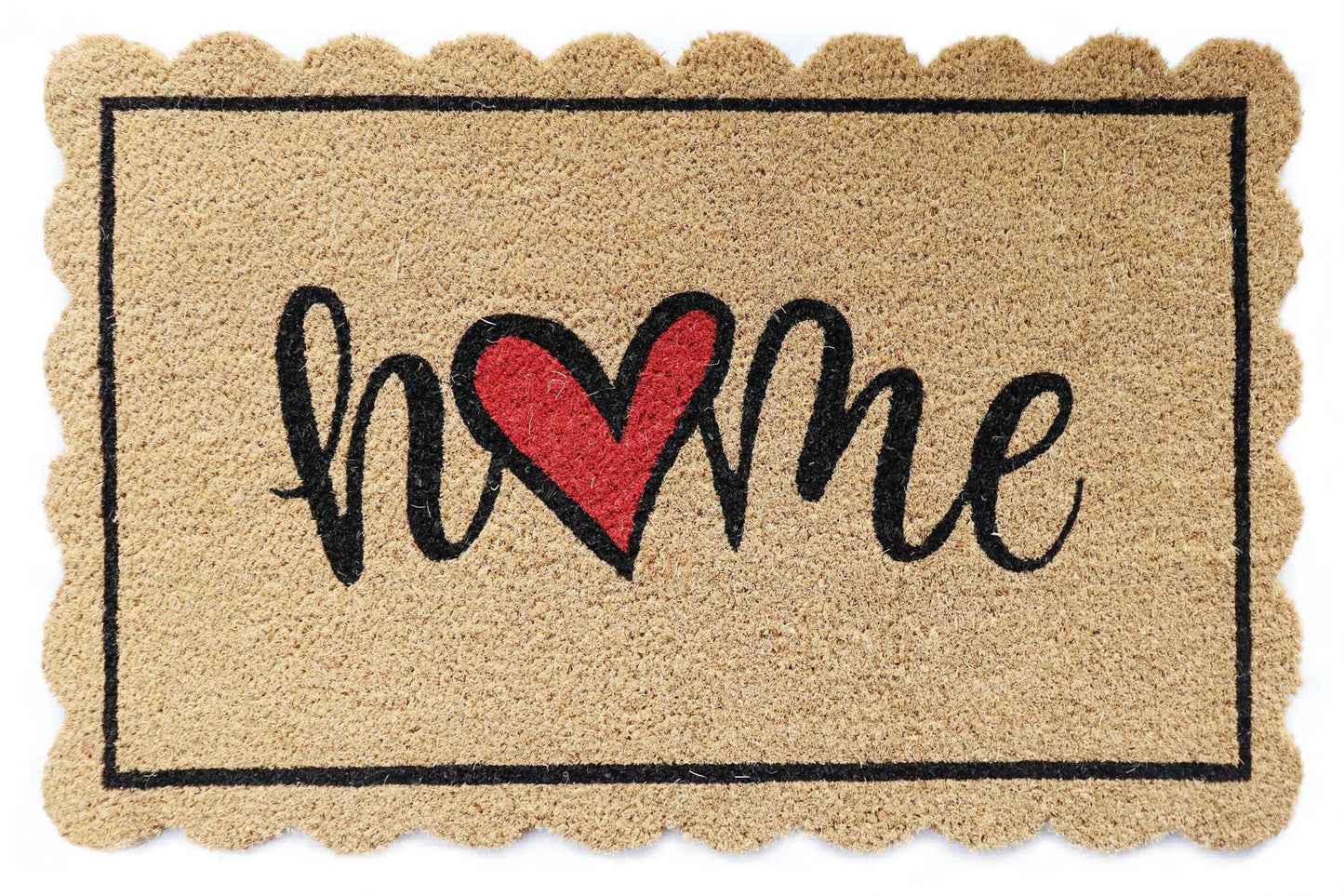 Tapis d’entrée Paillasson coco naturel, 40x60CM, EP 1,5CM