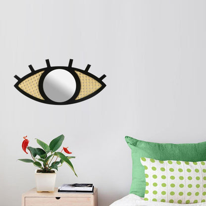 Miroir Design oeil noir Cannage