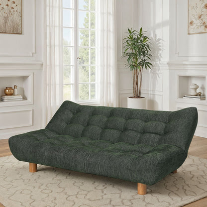 Canapé lit clic-clac convertible en tissu anti tache, 186x103xH89CM - LUCIEN