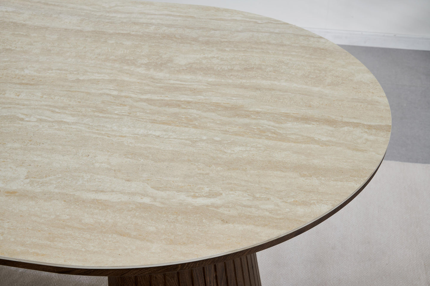 Table à manger en particules de bois plateau céramique, 200x90xH76CM - JAPANDI