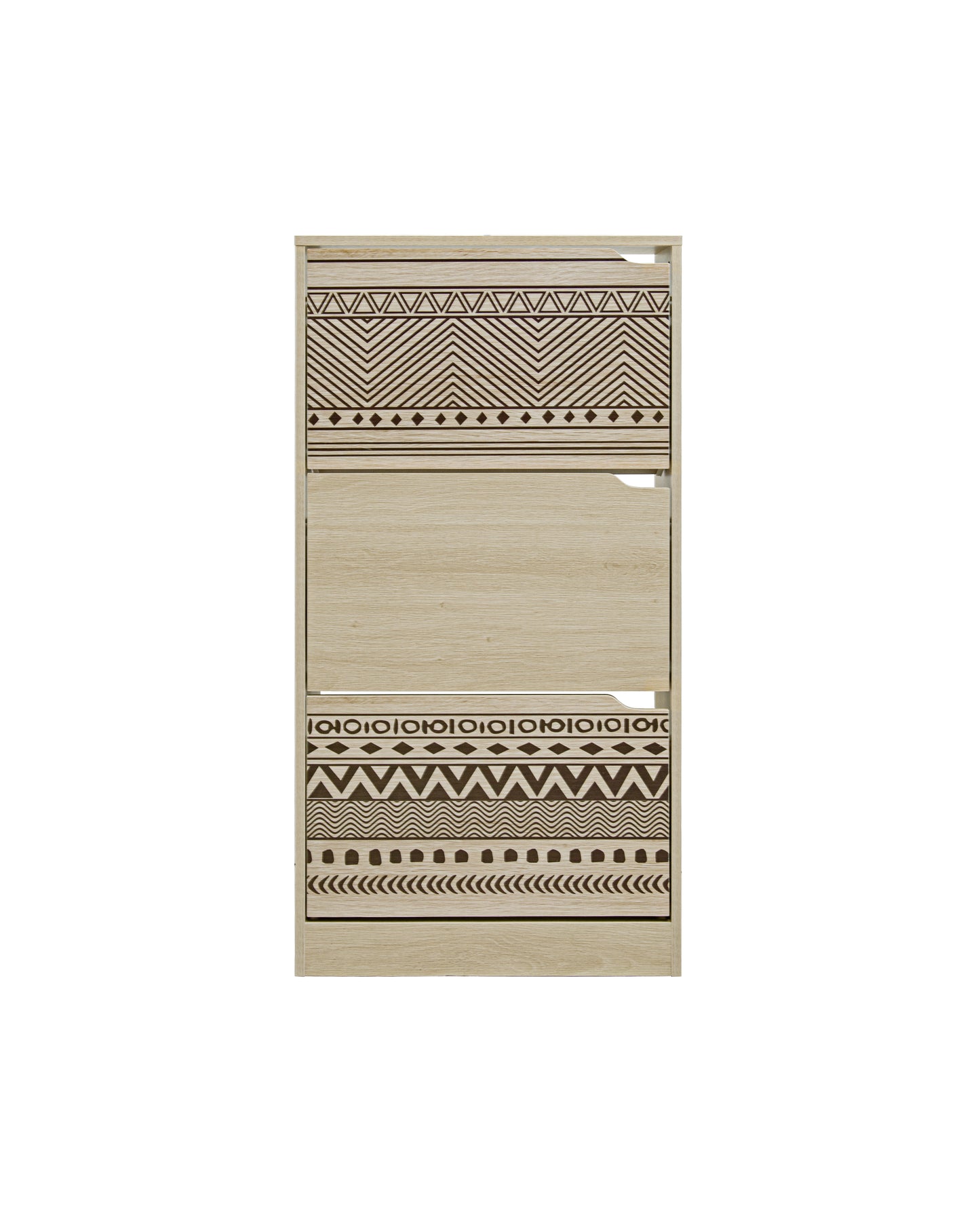 Meuble à chaussures à 3 portes, 72x27xH128CM - KARESSO