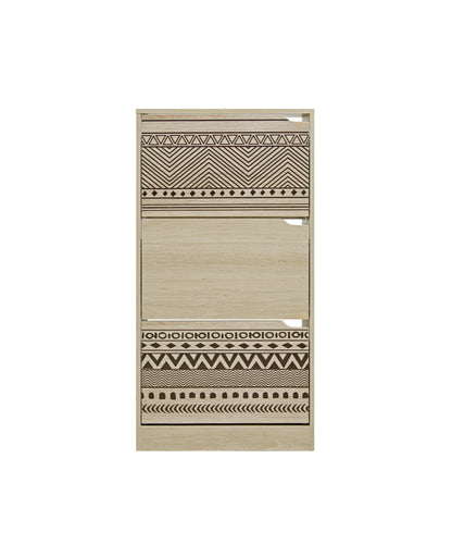 Meuble à chaussures à 3 portes, 72x27xH128CM - KARESSO