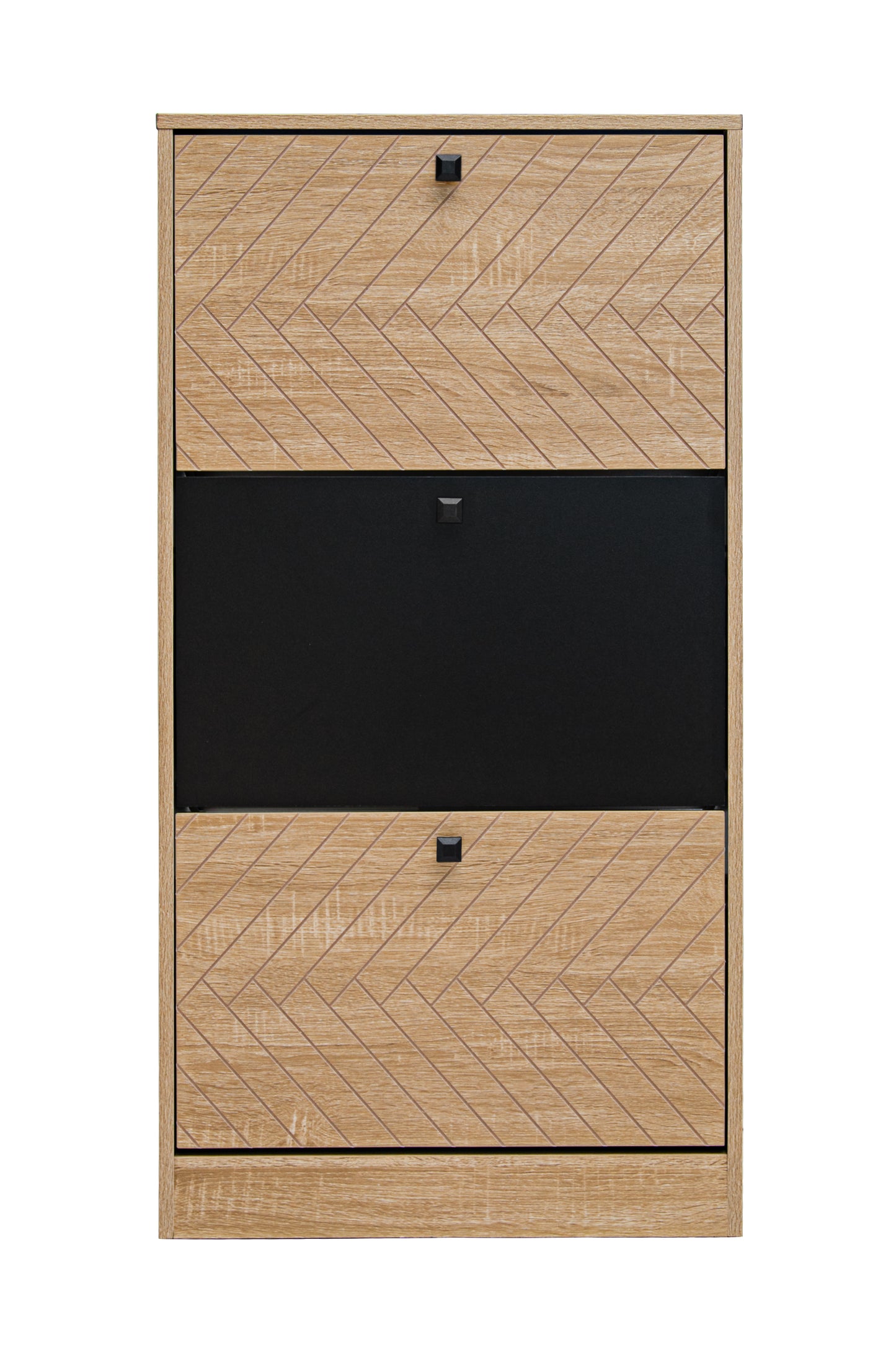 Meuble à chaussures à 3 portes, 72x27xH128CM - ORLINA