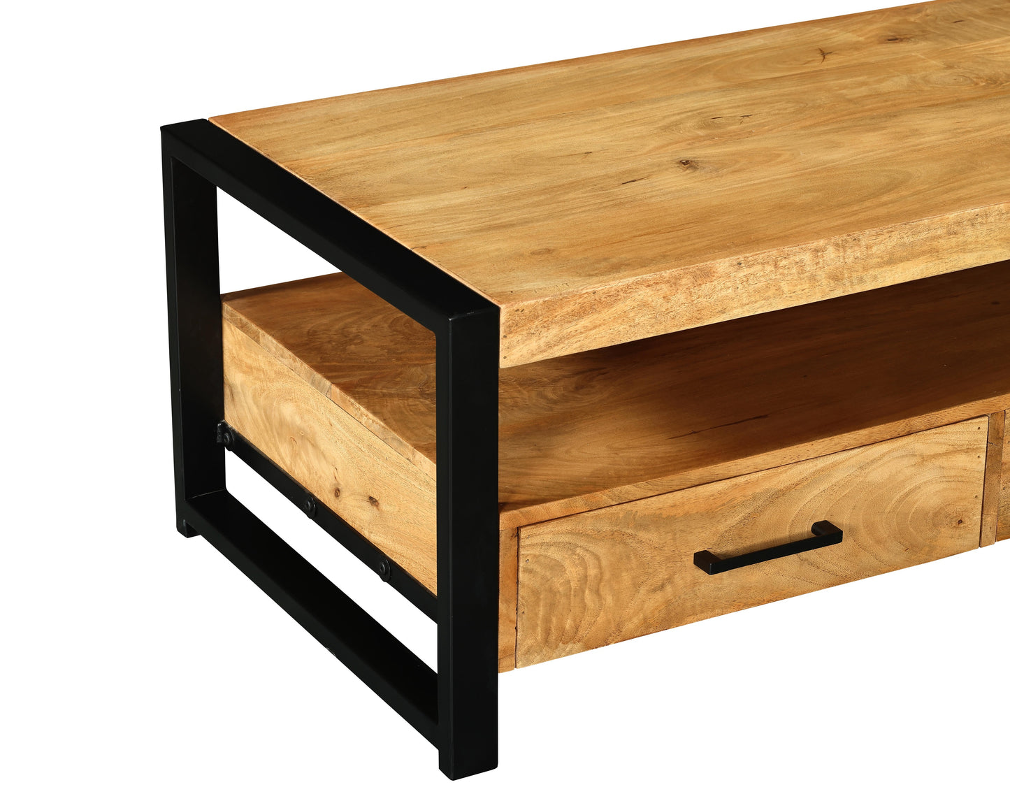 Table basse en bois de manguier, H45cm - ANGELO