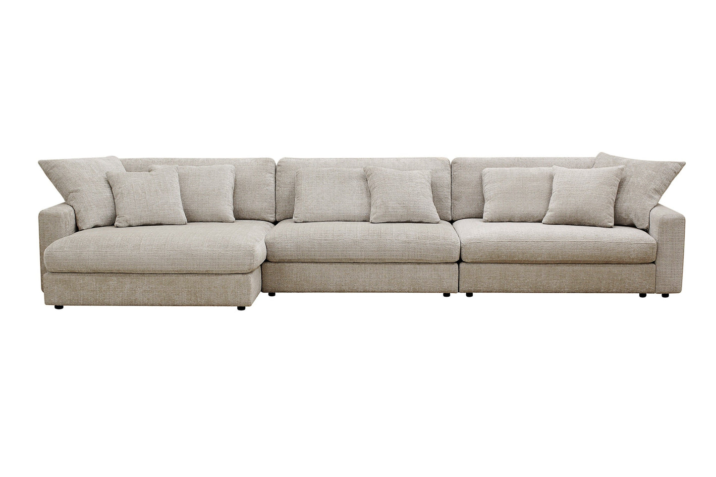 Canapé angle velours réversible  tissu doux - VITO