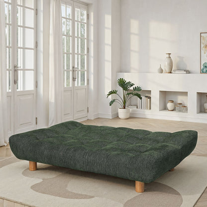 Canapé lit clic-clac convertible en tissu anti tache, 186x103xH89CM - LUCIEN