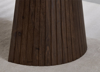 Table à manger en particules de bois plateau céramique, 200x90xH76CM - JAPANDI