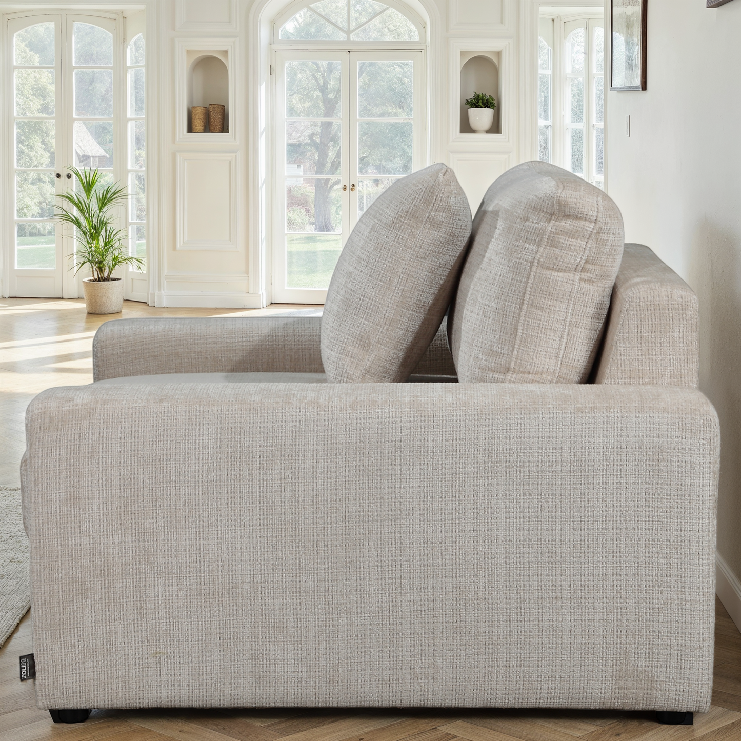 Canapé en tissu, H82CM - VITO