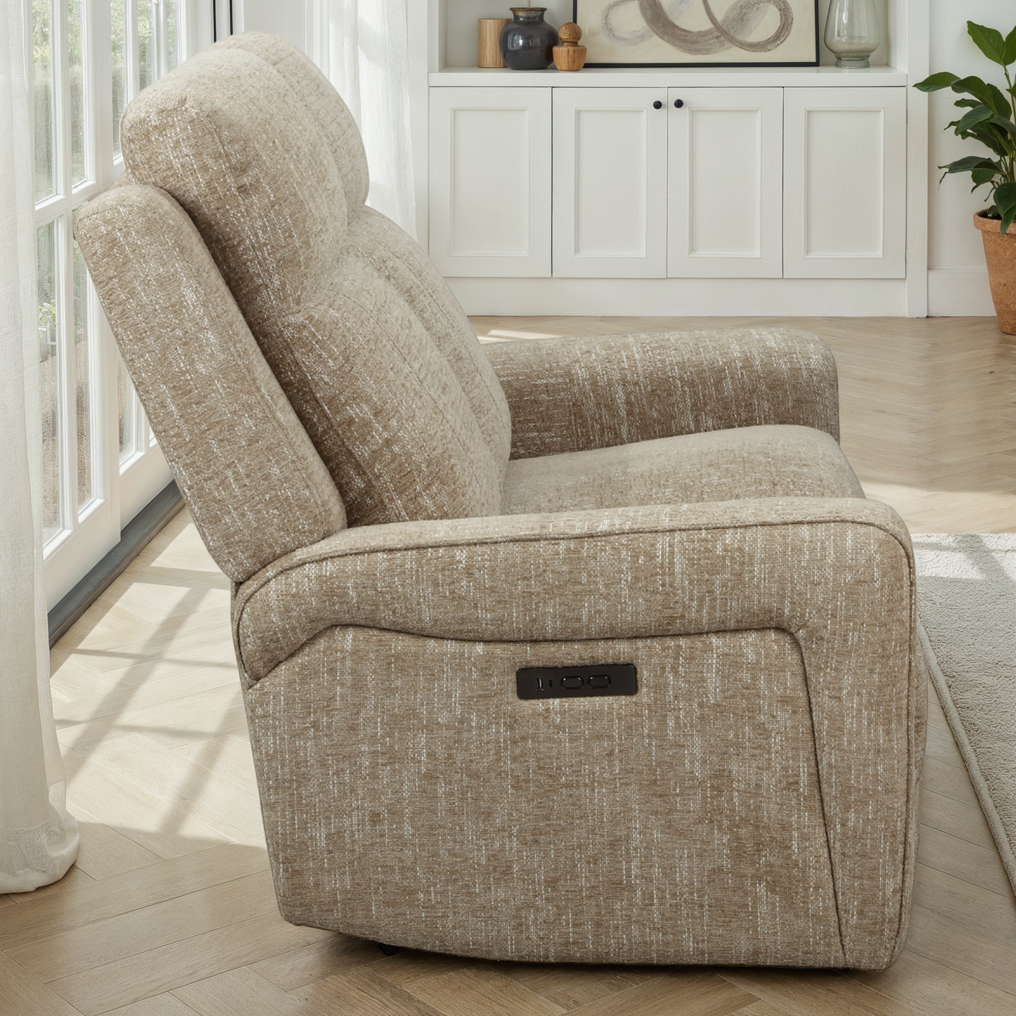 Canapé relax/ fauteuil relax en tissu anti tache - ASTONI