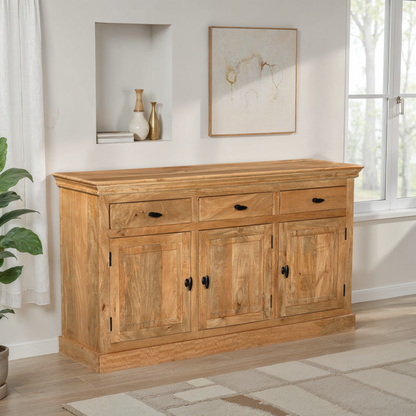 Buffet en bois de manguier, H90CM - ORLANE