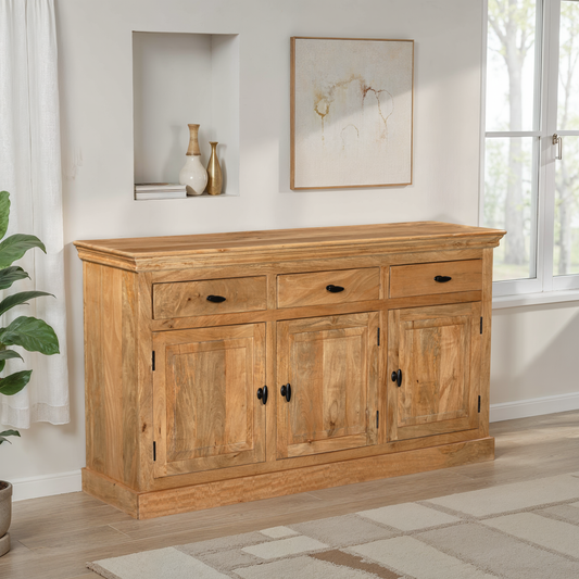 Buffet en bois de manguier, H90CM - ORLANE